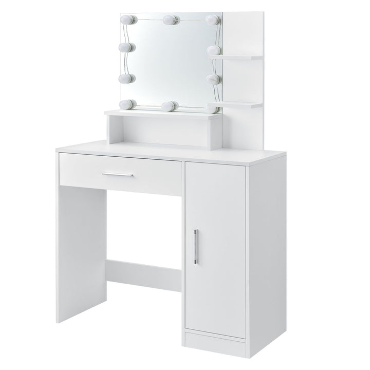 Coiffeuse Zoey avec éclairage LED