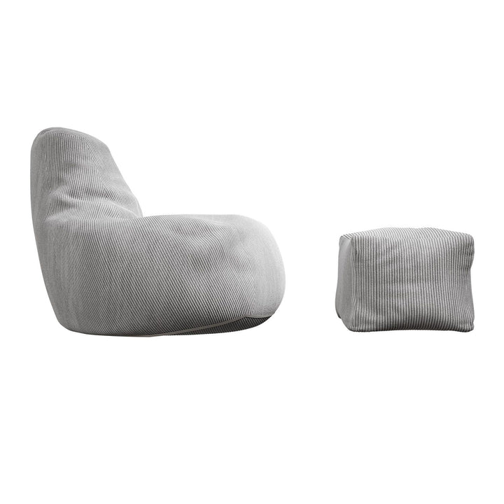 Pouf Chillex avec tabouret
