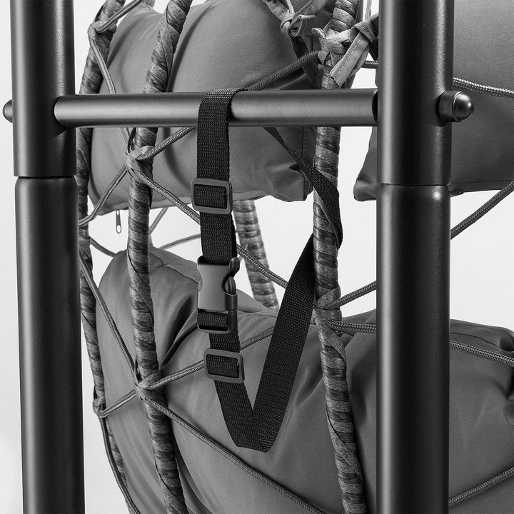 Fauteuil suspendu double en polyrotin Aria