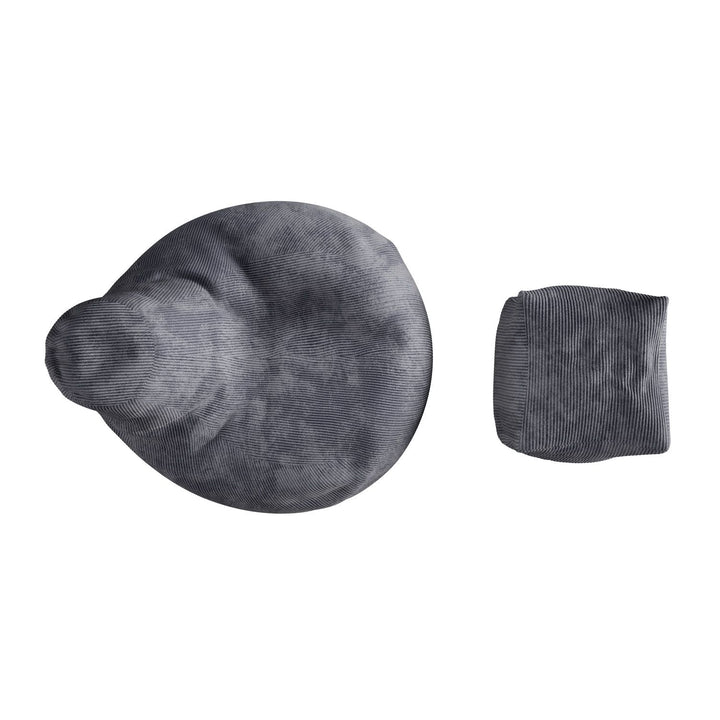 Pouf Chillex avec tabouret
