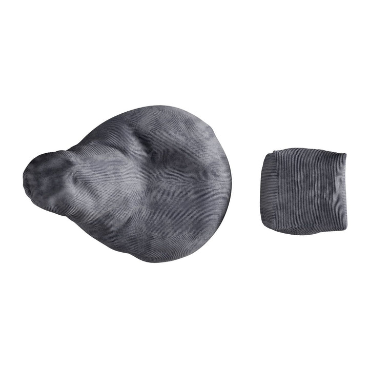 Pouf Chillex avec tabouret
