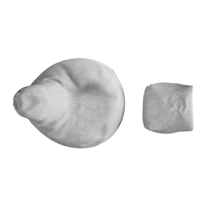 Pouf Chillex avec tabouret