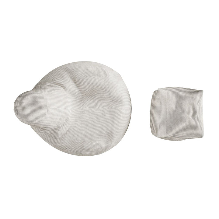 Pouf Chillex avec tabouret