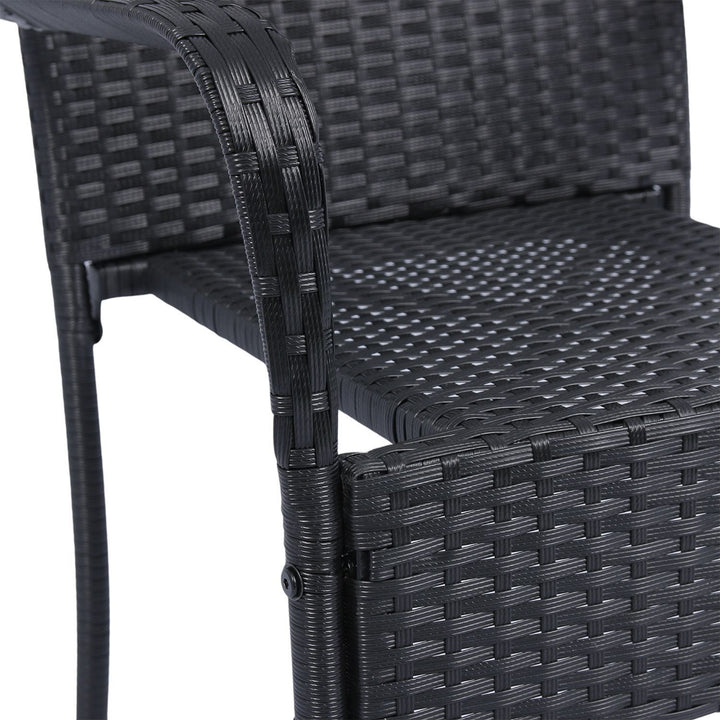 Chaises de jardin en polyrotin Yoro