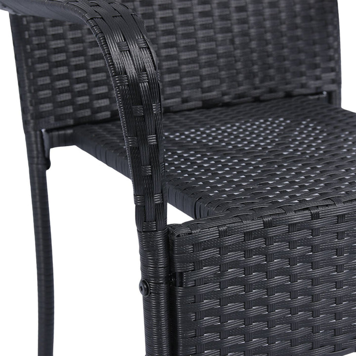 Chaises de jardin en polyrotin Yoro
