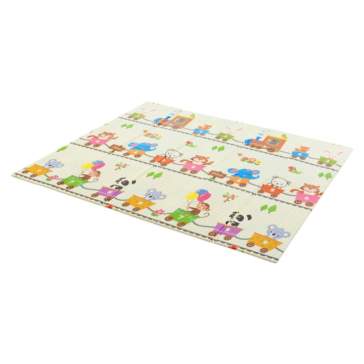 Tapis de jeu 180 x 200 cm avec divers motifs d'animaux