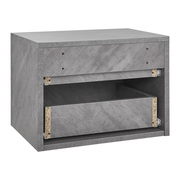 Table de chevet murale suspendue