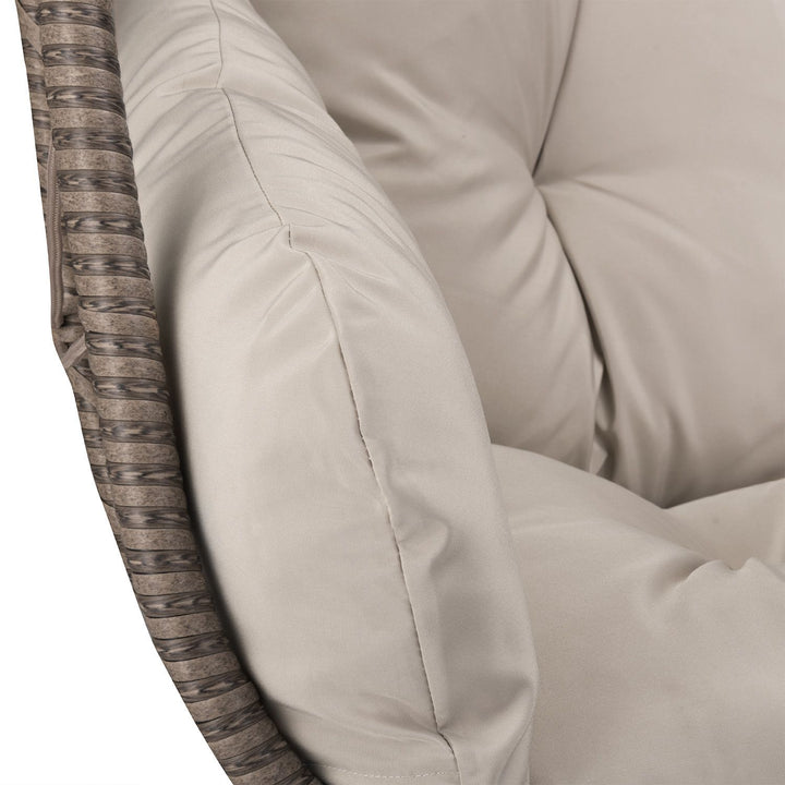 Fauteuil suspendu double en polyrotin Aria