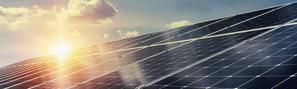 Eine große Solaranlage für grünen Strom