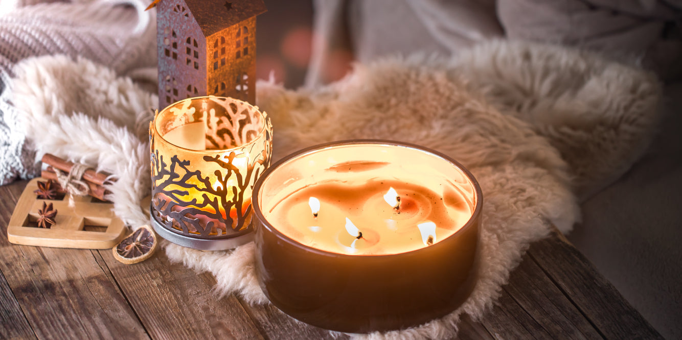 Gemütliche Stimmung durch Teelichter