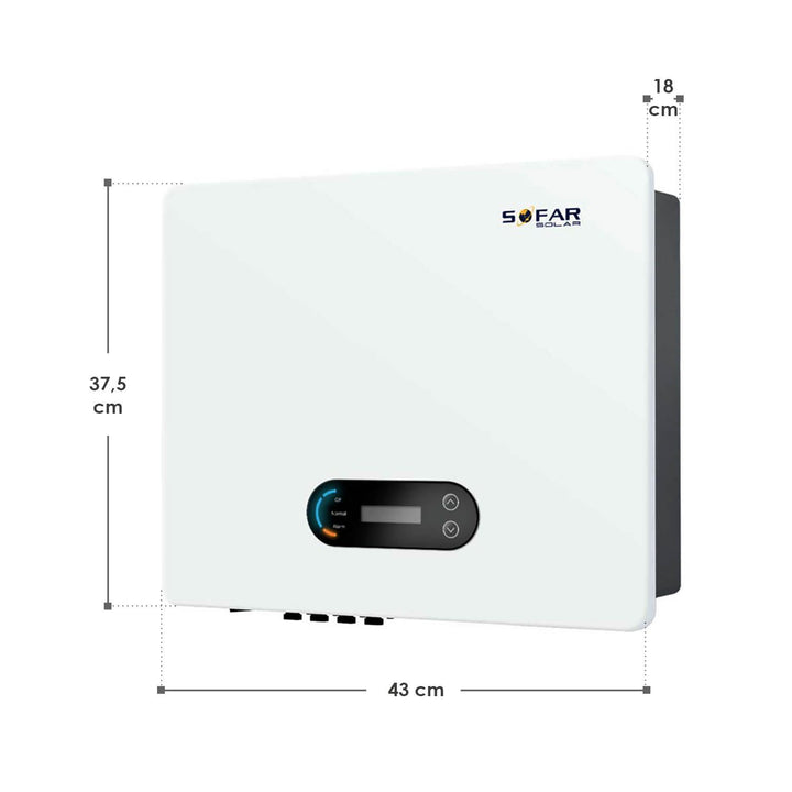 Solaranlage mit Ulica Solarmodulen und Sofar Wechselrichter