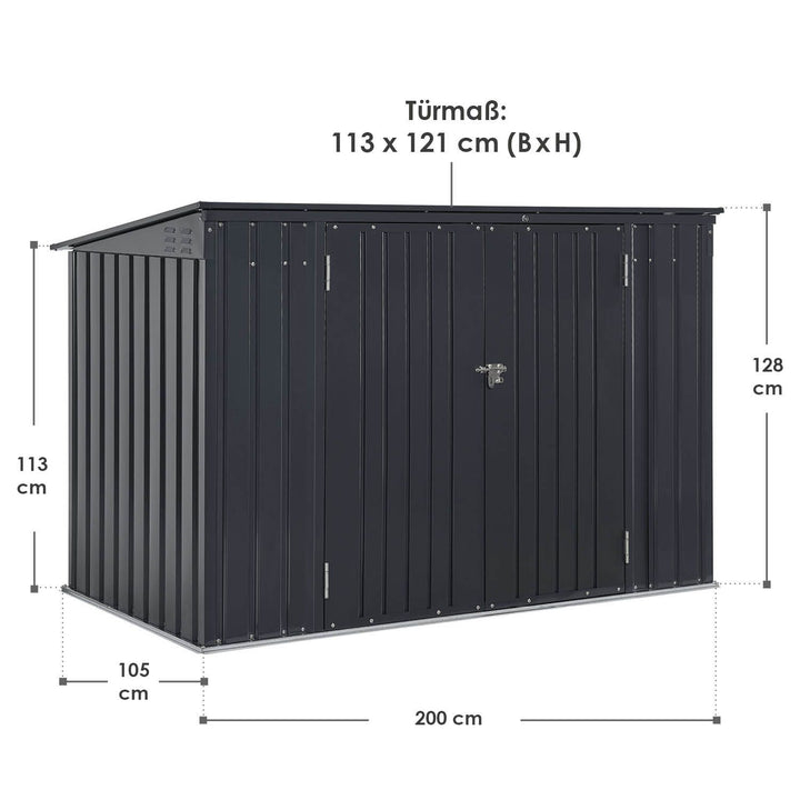 Mülltonnenbox Namur 1,9 m²