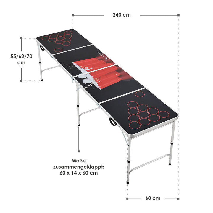 Beer Pong Tisch - diverse Designs