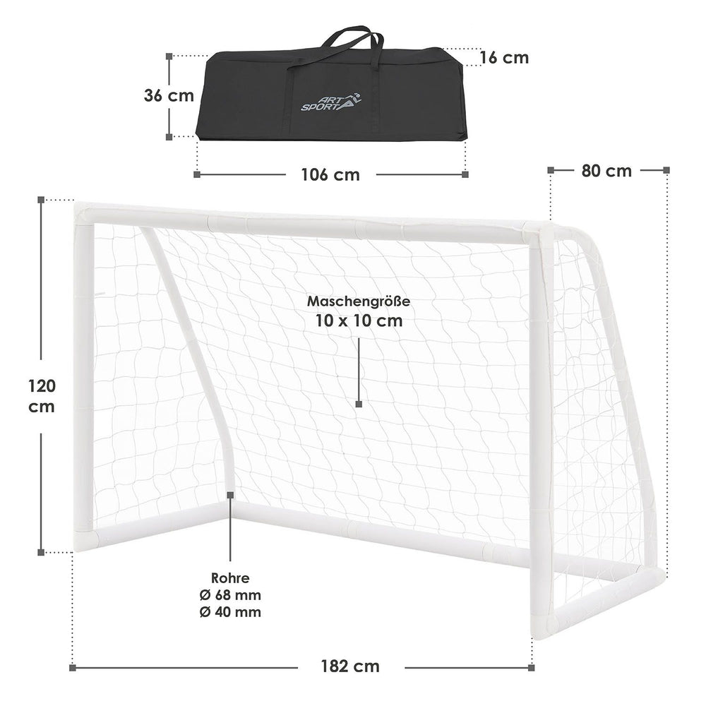 Fußballtor aus Hart-PVC