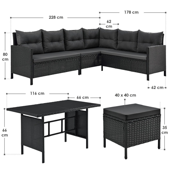 Polyrattan Lounge Manacor