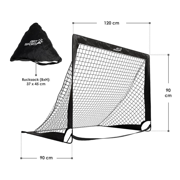 Pop-Up Fußballtor 2er Set Goal Master