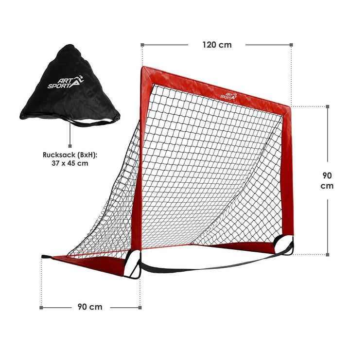 Pop-Up Fußballtor 2er Set Goal Master