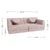 Kindersofa Kayo mit Cord Bezug & Kissen