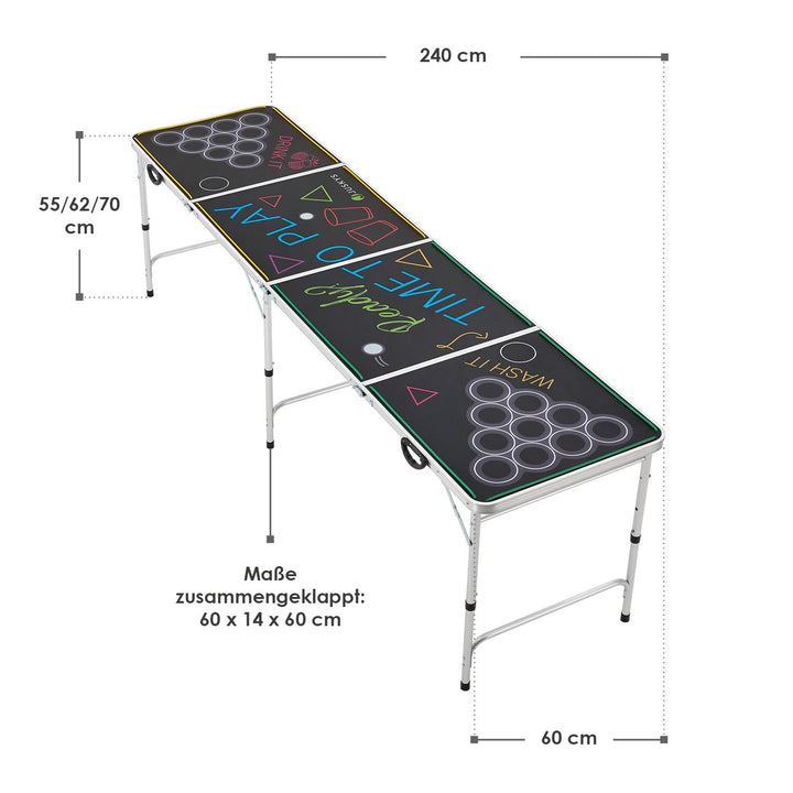 Beer Pong Tisch - diverse Designs
