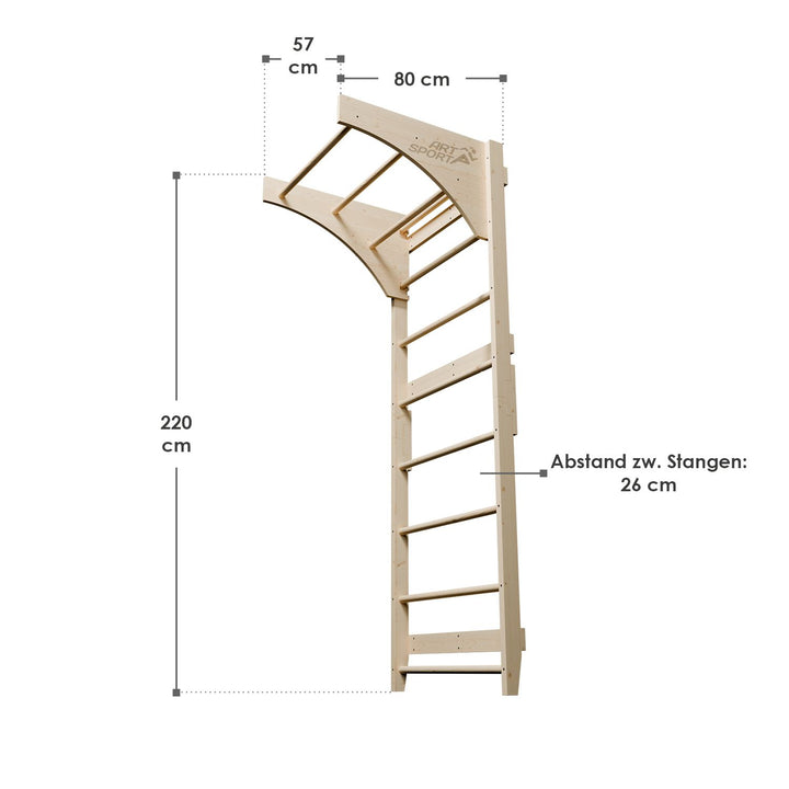 Sprossenwand für Erwachsene