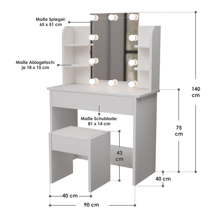Schminktisch Zoey & Hocker Melly
