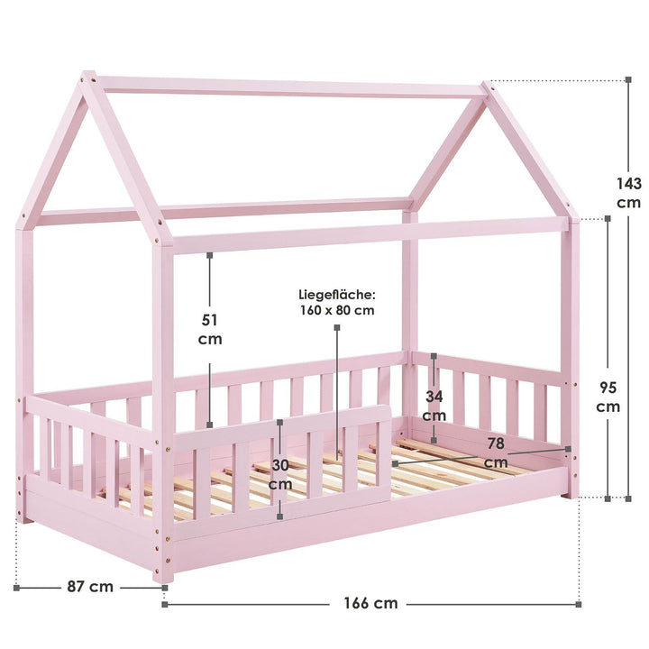 Kinderbett Marli 80 x 160 cm