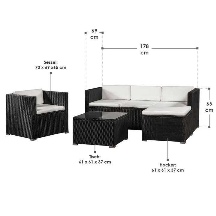 Polyrattan Lounge Punta Cana