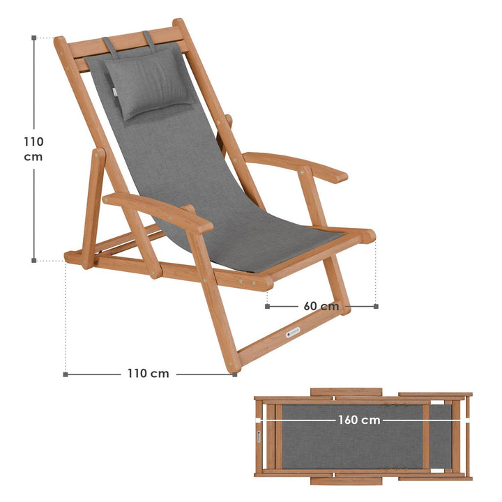 Strandliege klappbar Tavira