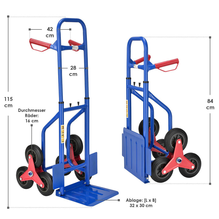 Treppensackkarre bis max. 100 kg