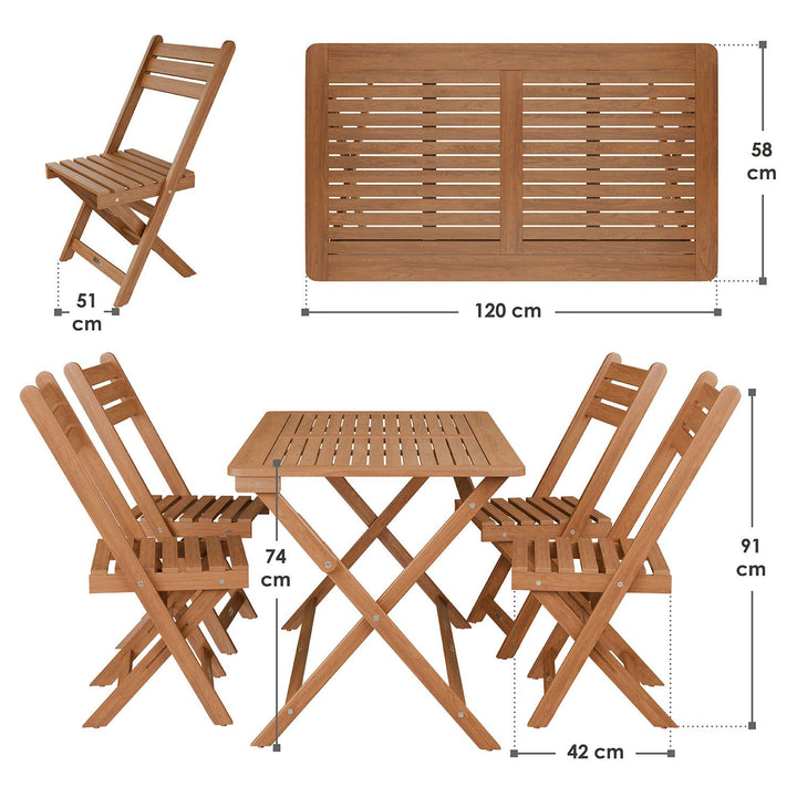 Gartenmöbel-Set Rimini aus Akazienholz