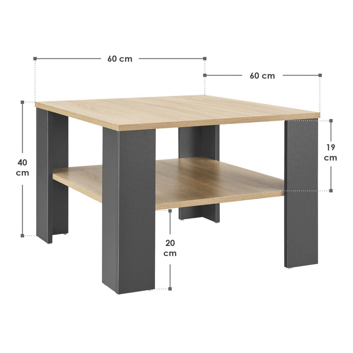 Couchtisch 60 x 60 x 40 cm