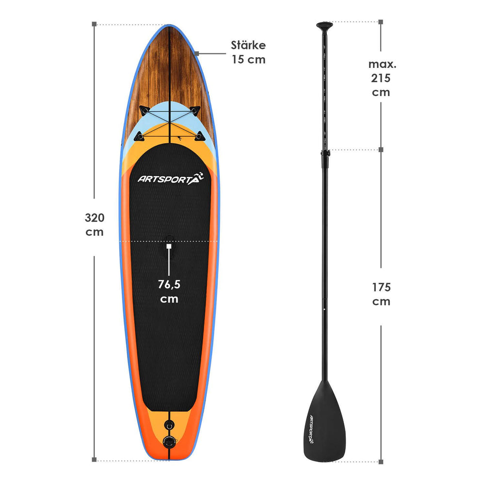 Stand Up Paddling Board - Komplett Set