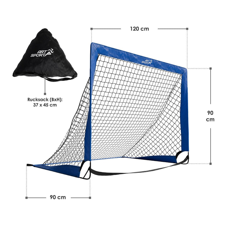 Pop-Up Fußballtor 2er Set Goal Master