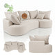 Sofa Tirano mit Ottomane & Dekokissen