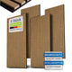 Akustikpaneele Holzoptik 4er Set