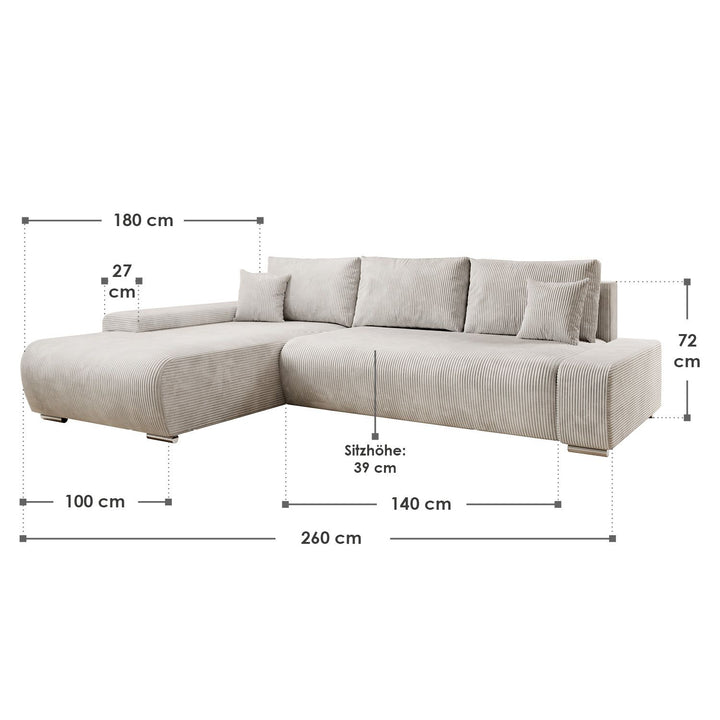 Sofa Iseo mit Schlaffunktion