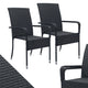 Polyrattan Gartenstühle Yoro