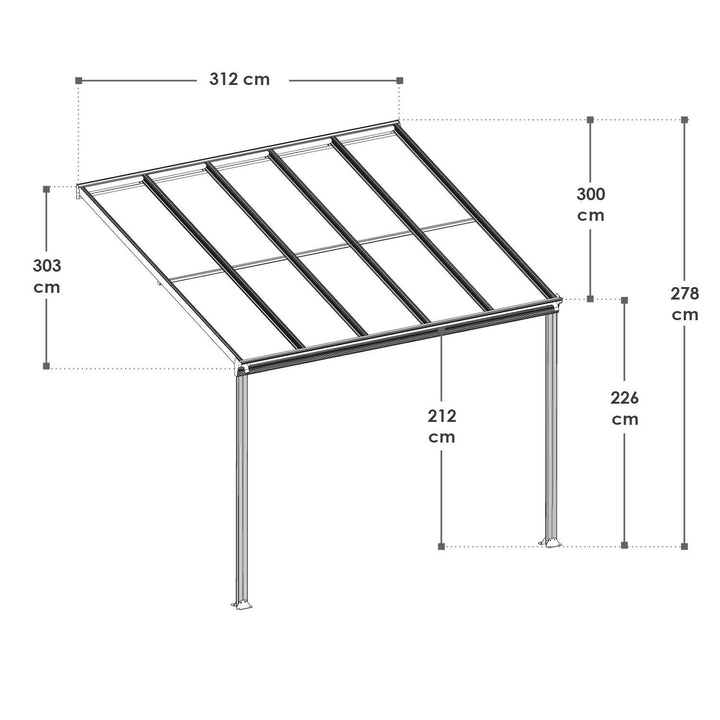 Terrassenüberdachung Borneo