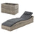 Faltbare Polyrattan Sonnenliege Lamia