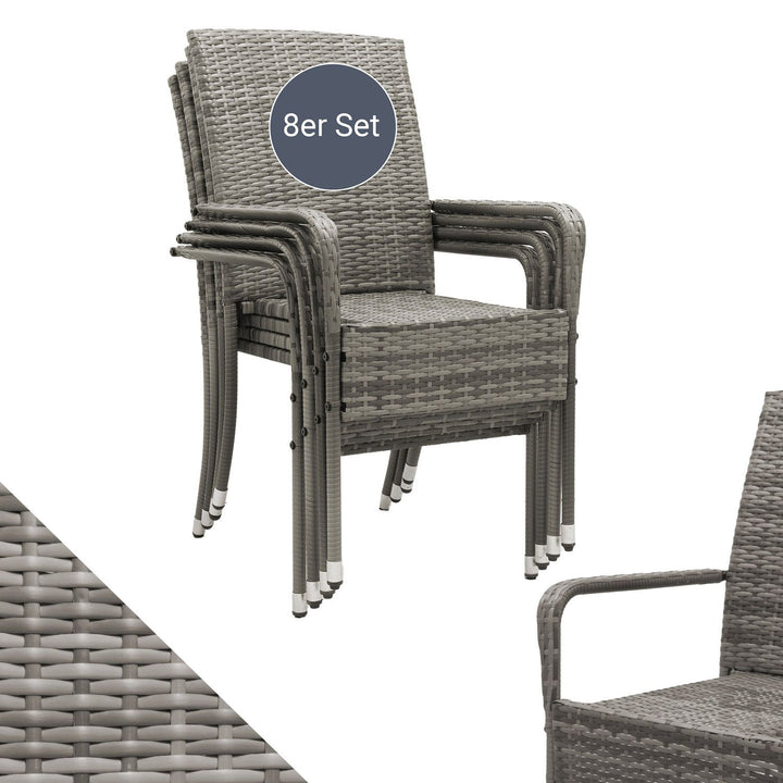 Polyrattan Gartenstühle Yoro