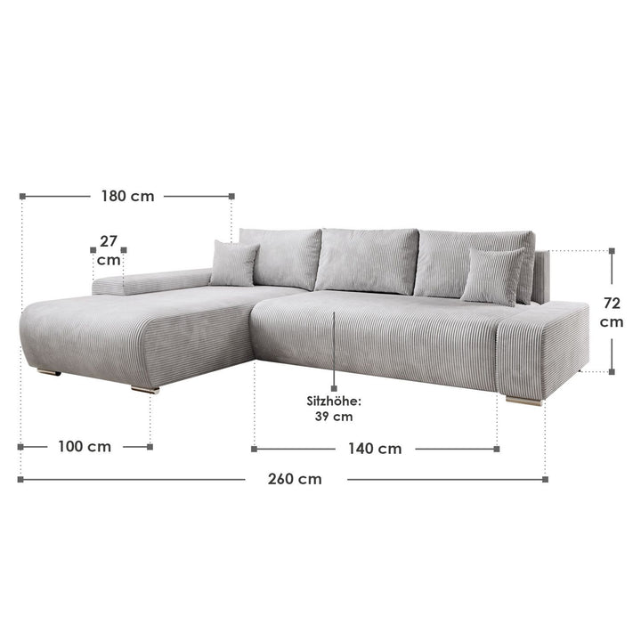 Sofa Iseo mit Schlaffunktion