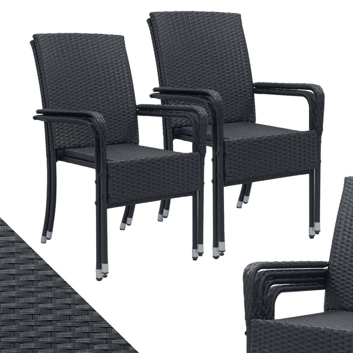 Polyrattan Gartenstühle Yoro