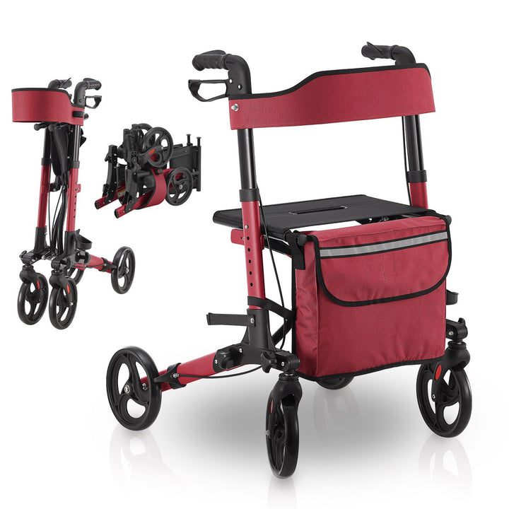 Aluminium Rollator Vital mit Sitz