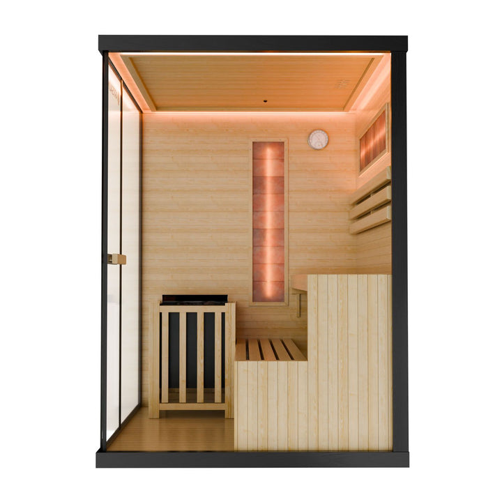 Traditionelle Sauna Vantaa - Schwarz