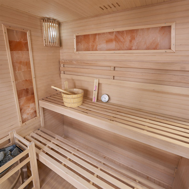 Traditionelle Sauna Vantaa - Schwarz