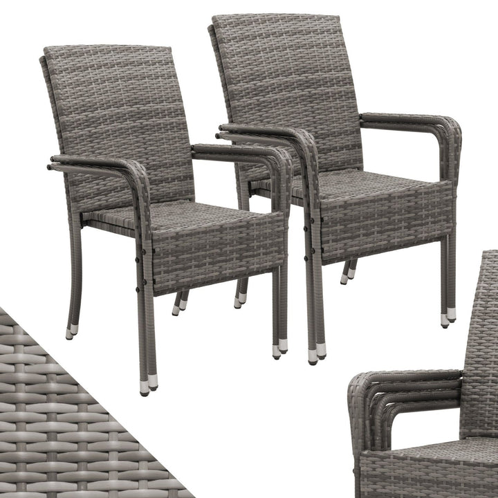 Polyrattan Gartenstühle Yoro