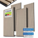 Akustikpaneele Holzoptik 4er Set