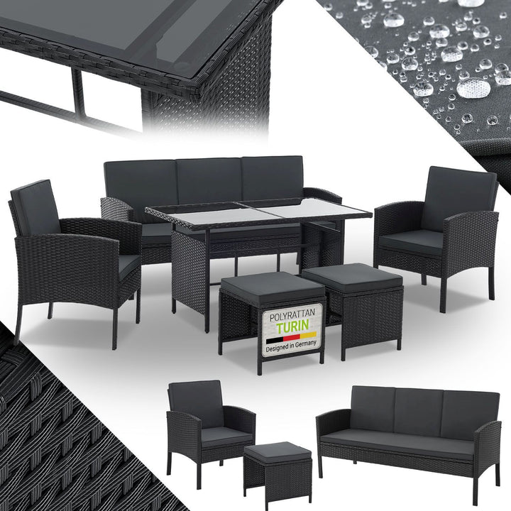 Rattan Sitzgruppe Turin