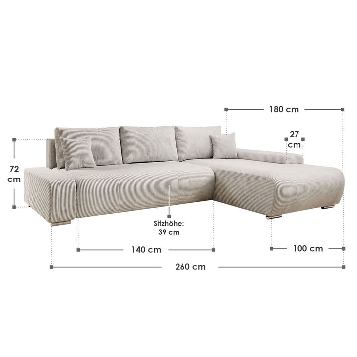 Sofa Iseo mit Schlaffunktion