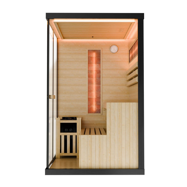 Traditionelle Sauna Vantaa - Schwarz